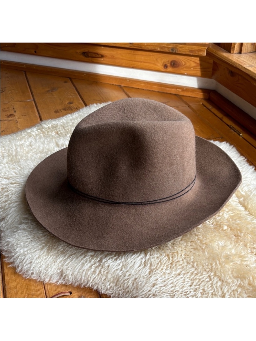 Janessa Leone Wool Brimmed Hat